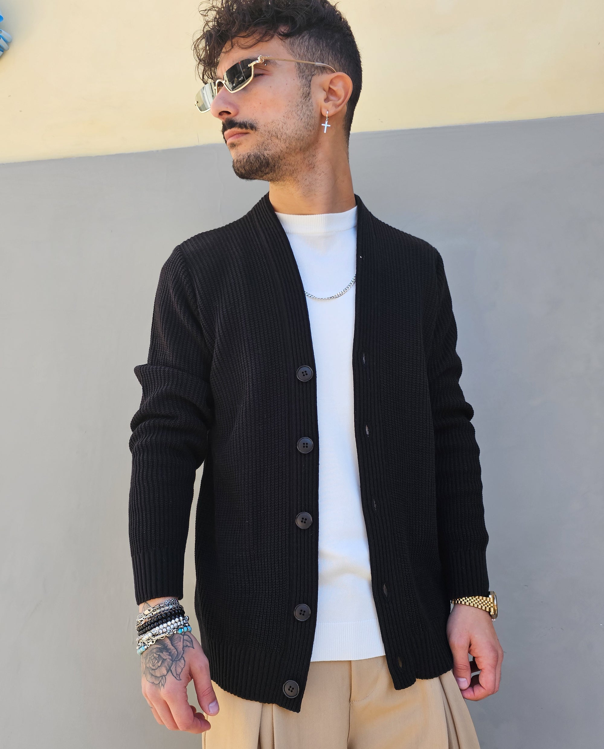 Cardigan Giacca in Lana
