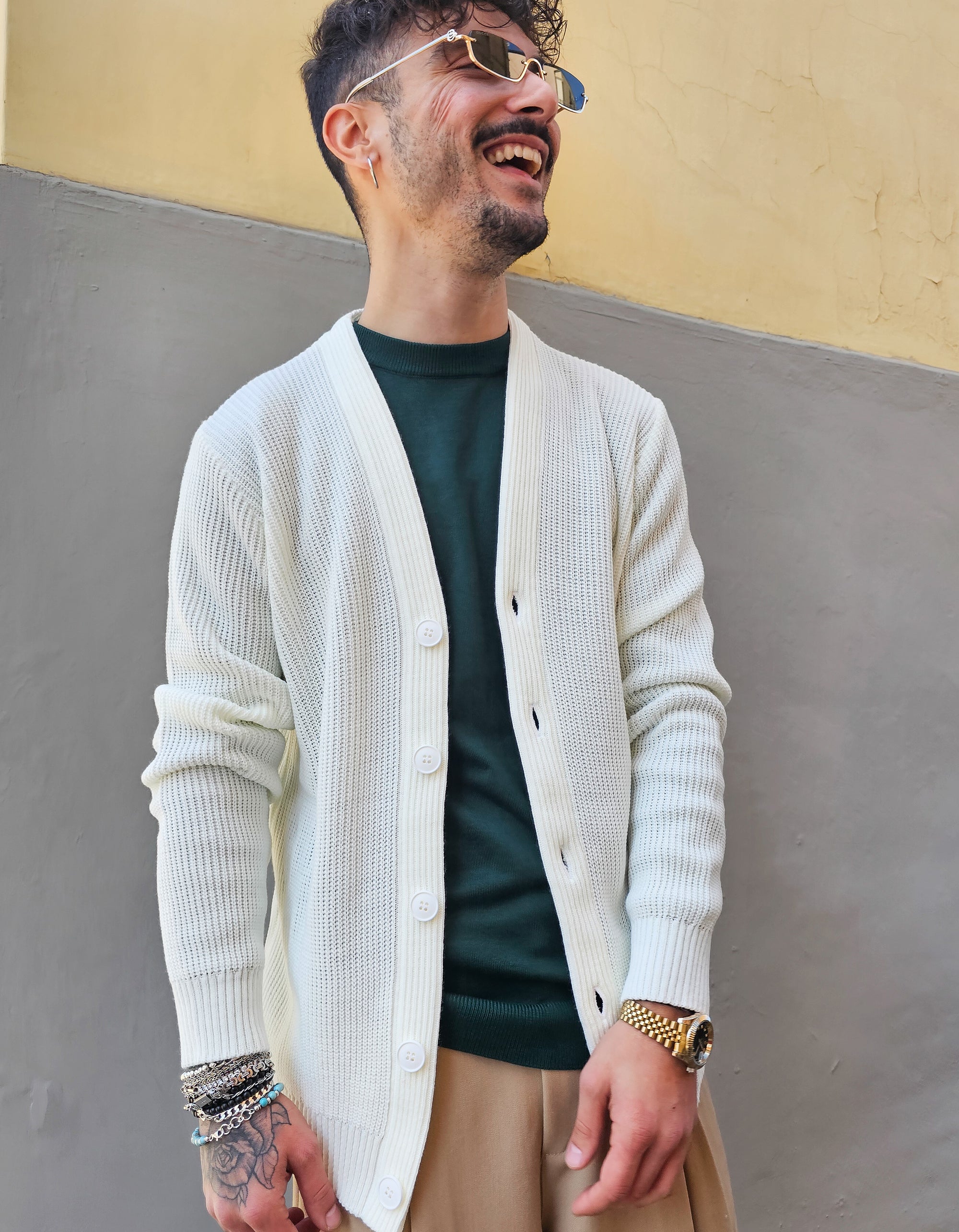Cardigan Giacca in Lana