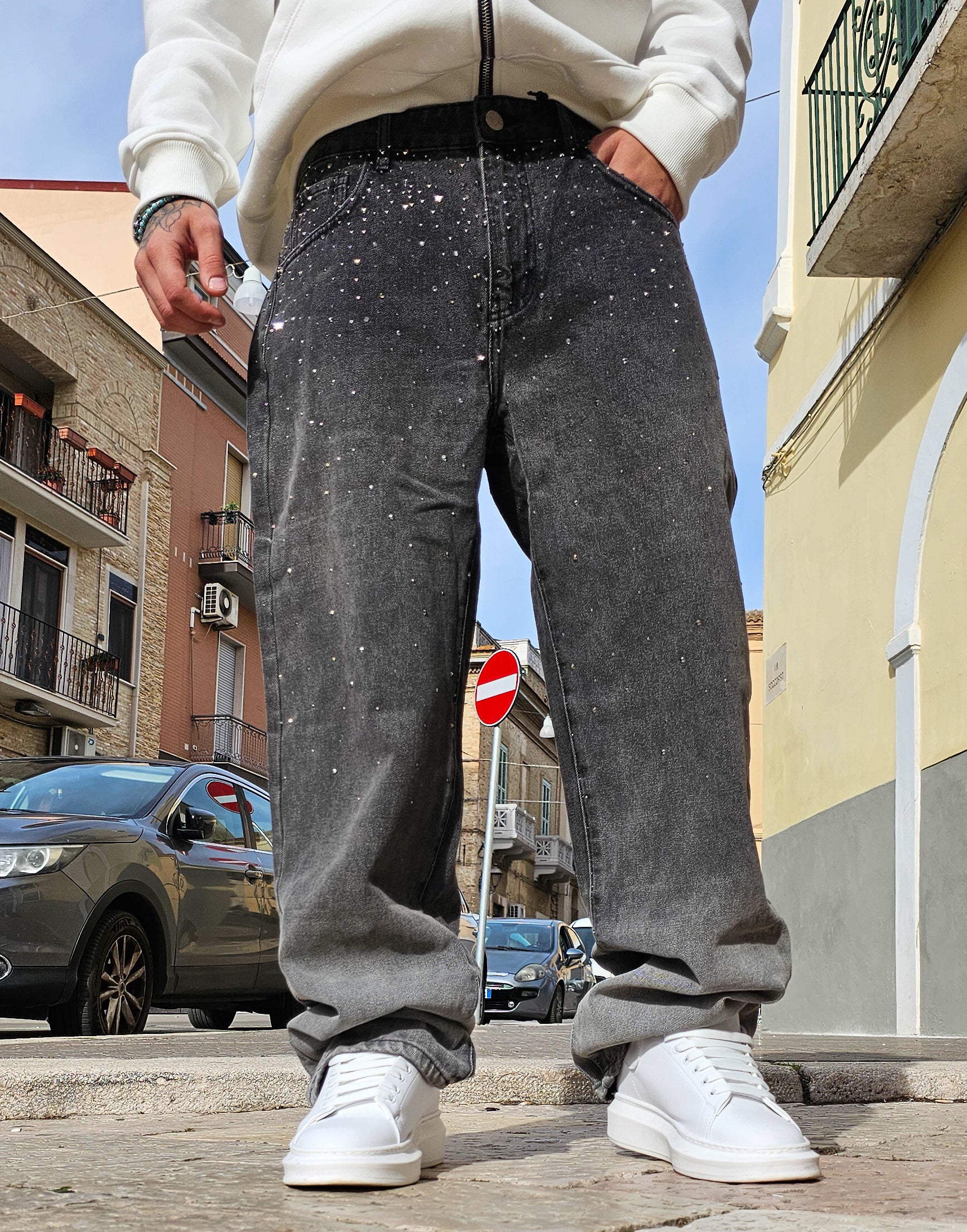 Jeans Diamond Baggy Grey