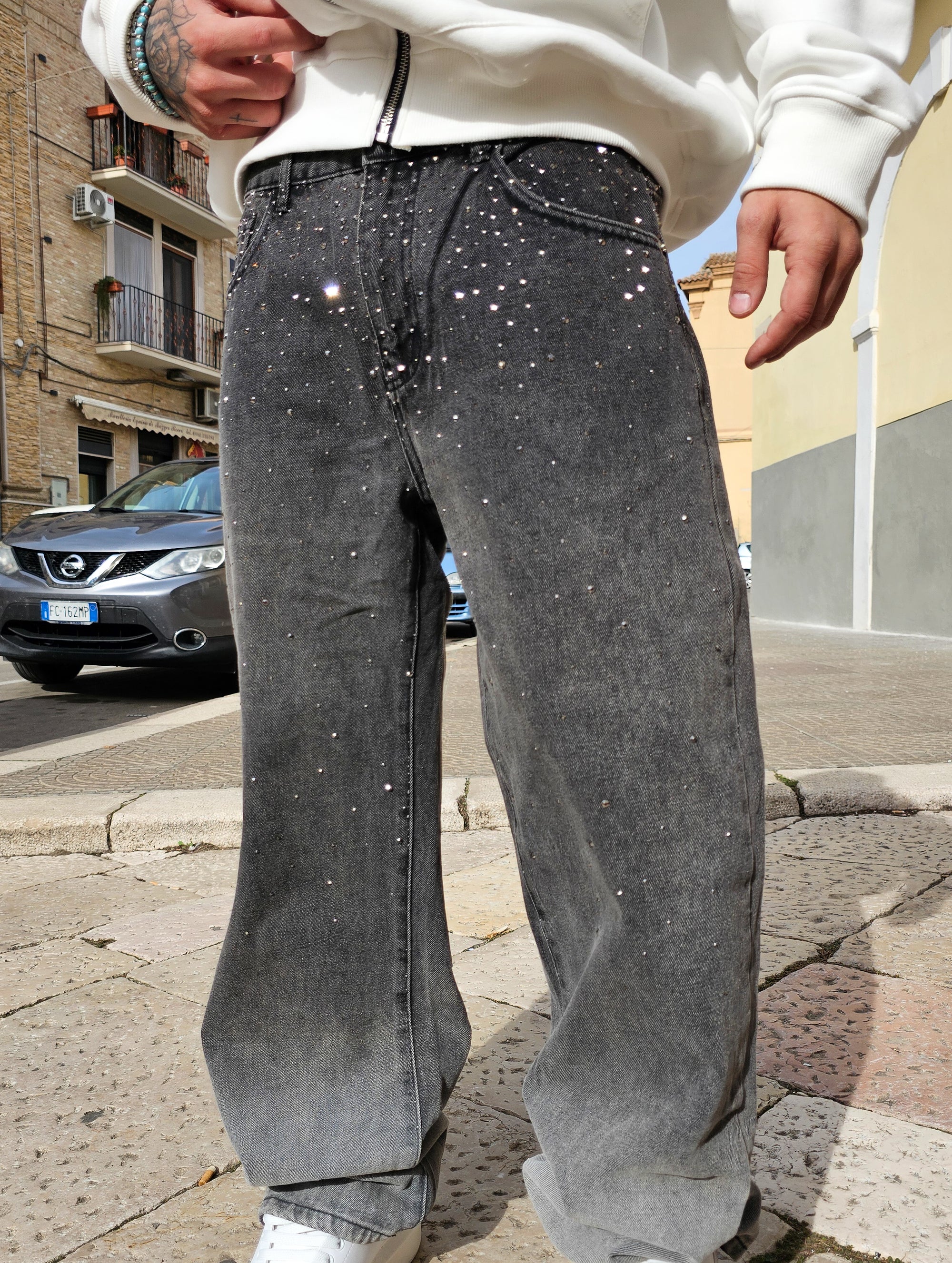 Jeans Diamond Baggy Grey