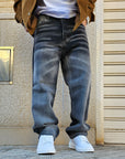 Jeans Grey Shade Baggy