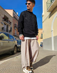 Pantalone Elegante Baggy Over
