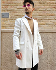 Cappotto DoppioPetto Bianco