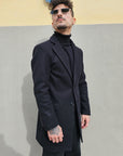 Cappotto Monopetto Nero