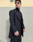 Cappotto Monopetto Nero