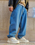Jeans Baggy Basic Blue