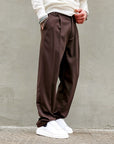 Pantalone Elegante Primaverile Baggy Fit