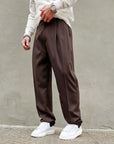 Pantalone Elegante Primaverile Baggy Fit