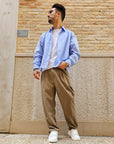 Camicia Rigata Crop