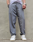 Pantalone Elegante Primaverile Baggy Fit