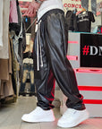 Pantalone In Ecopelle Baggy