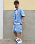 Completo Denim Cargo Short