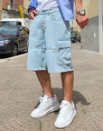 Bermuda Jeans Cargo Basic