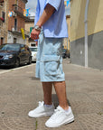 Bermuda Jeans Cargo Basic