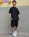 Completo Polo Miami Plissè