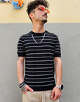 T-shirt In filo Rigata