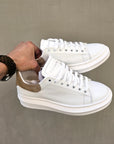 Scarpa in Pelle Retro Beige