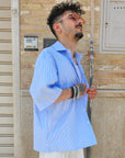 Camicia Rigata Over