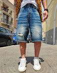 Bermuda Jeans Sabbiato Basic