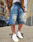 Bermuda Jeans Sabbiato Basic