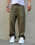 Pantalone Baggy Fit In Lino