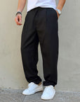 Pantalone Baggy Fit In Lino
