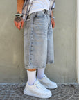 Bermuda Jeans Grey Over