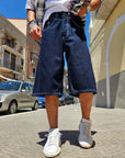 Bermuda Jeans Carpenter Blu