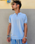 Polo In Filo Nido D'ape Zip