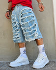 Bermuda Jeans Destroyed