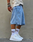 Bermuda Jeans Marmorizzato