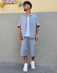 Completo Grigio Gessato