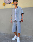 Completo Grigio Gessato