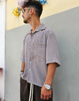 Camicia Scozzese Crop Moro