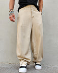 Pantalone In Lino Super Baggy