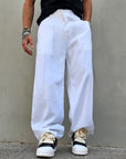 Pantalone In Lino Super Baggy