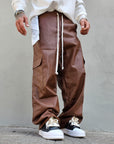 Pantalone Cargo in Ecopelle