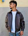 Giacca Big Zip Ecopelle