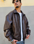 Giacca Big Zip Ecopelle