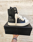 Stivaletto Nero FR09 Mod Rick Laccio Largo