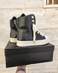Stivaletto Nero FR09 Mod Rick Laccio Largo