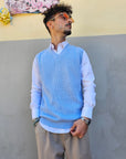Gilet In Maglia Scollo V