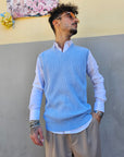 Gilet In Maglia Scollo V