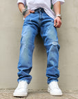 Jeans Baggy Con Rotture