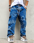 Jeans Cargo Stampa