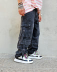 Jeans  Cargo Army Grey Baggy