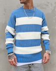 Maglione Rigato Girocollo