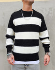 Maglione Rigato Girocollo