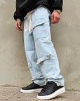 Jeans Cargo Madrid Baggy Clear