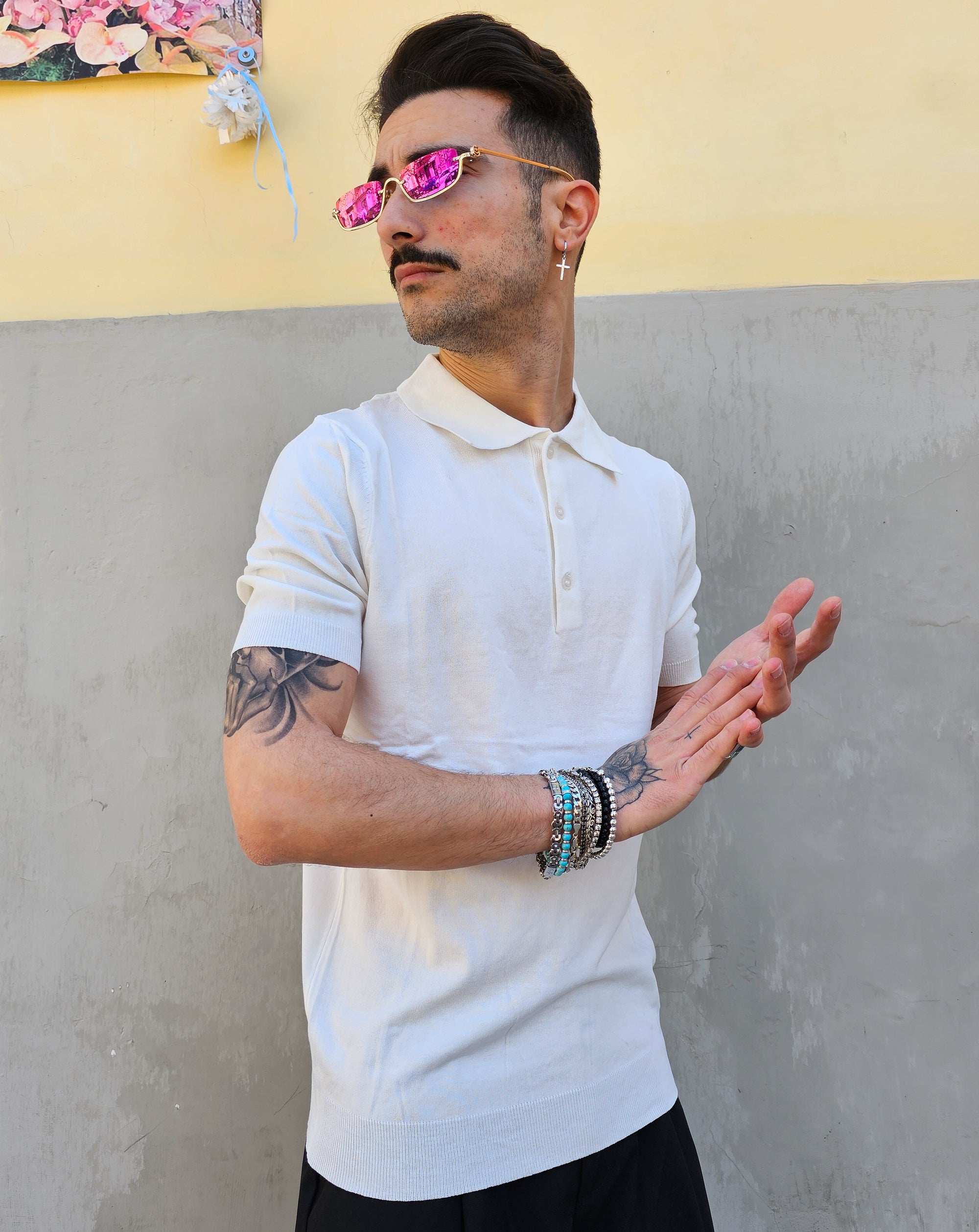 Polo Basic in Filo 3 Bottoni